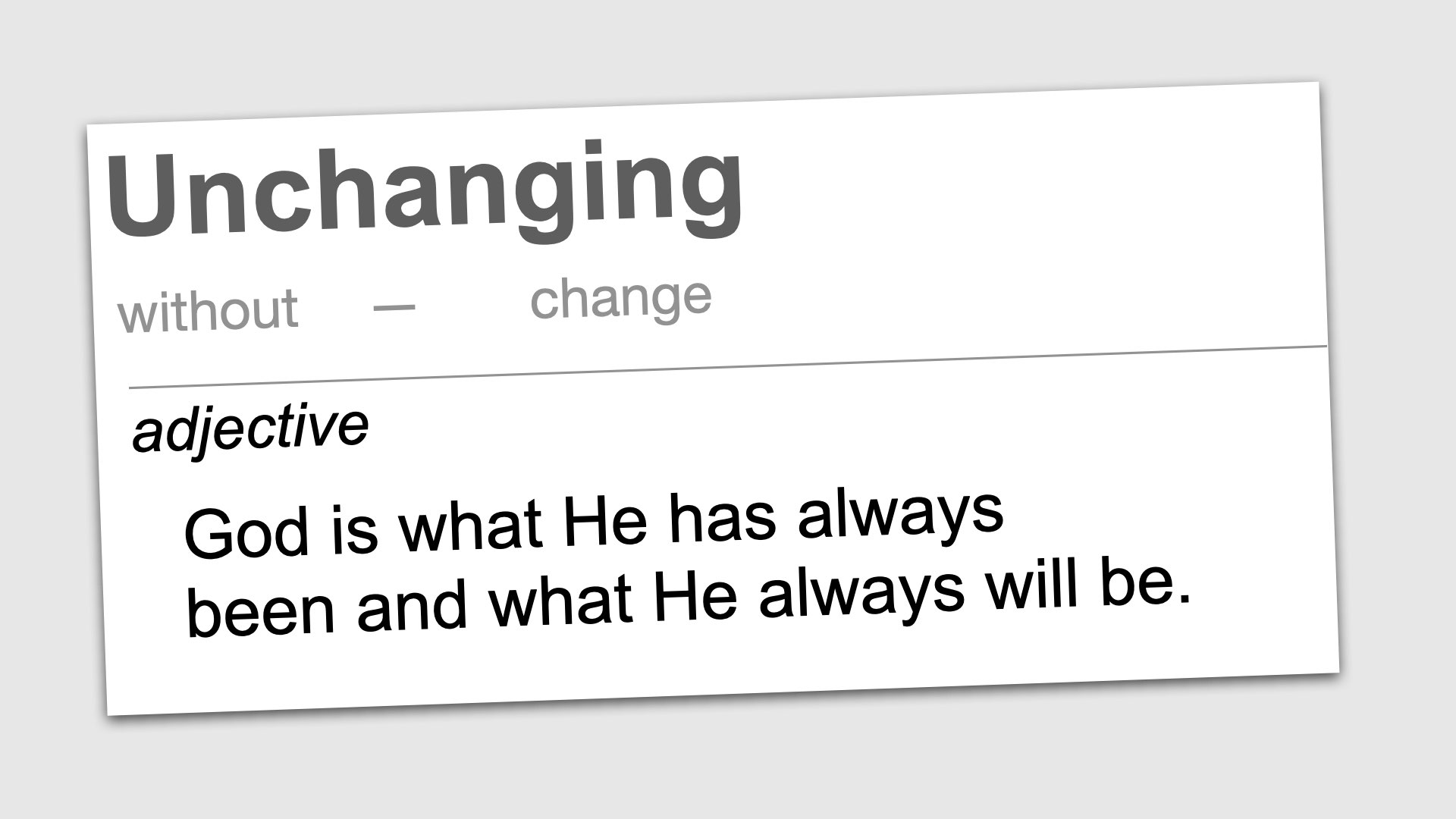 immutability Souderton Brethren In Christ Church