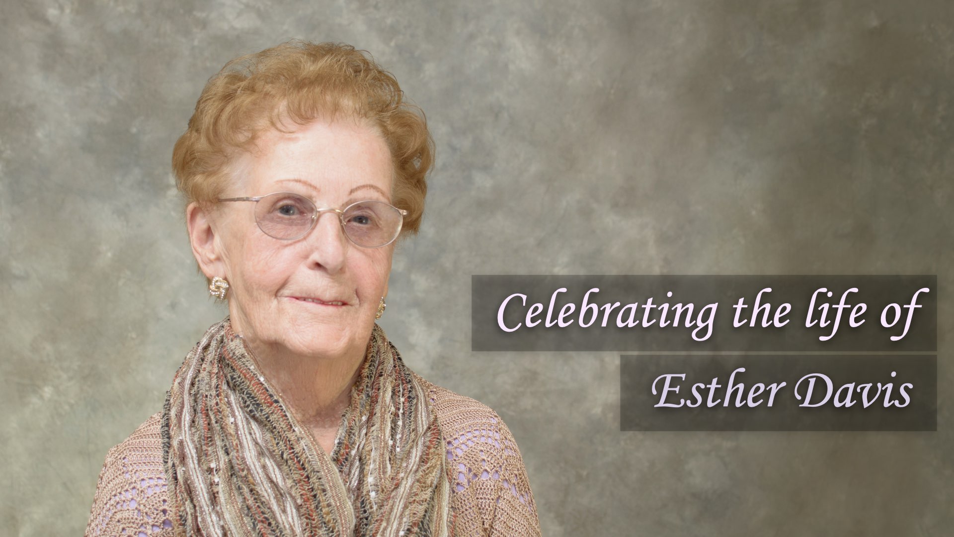 Celebration Of The Life Of Esther Davis – Souderton Brethren In Christ ...